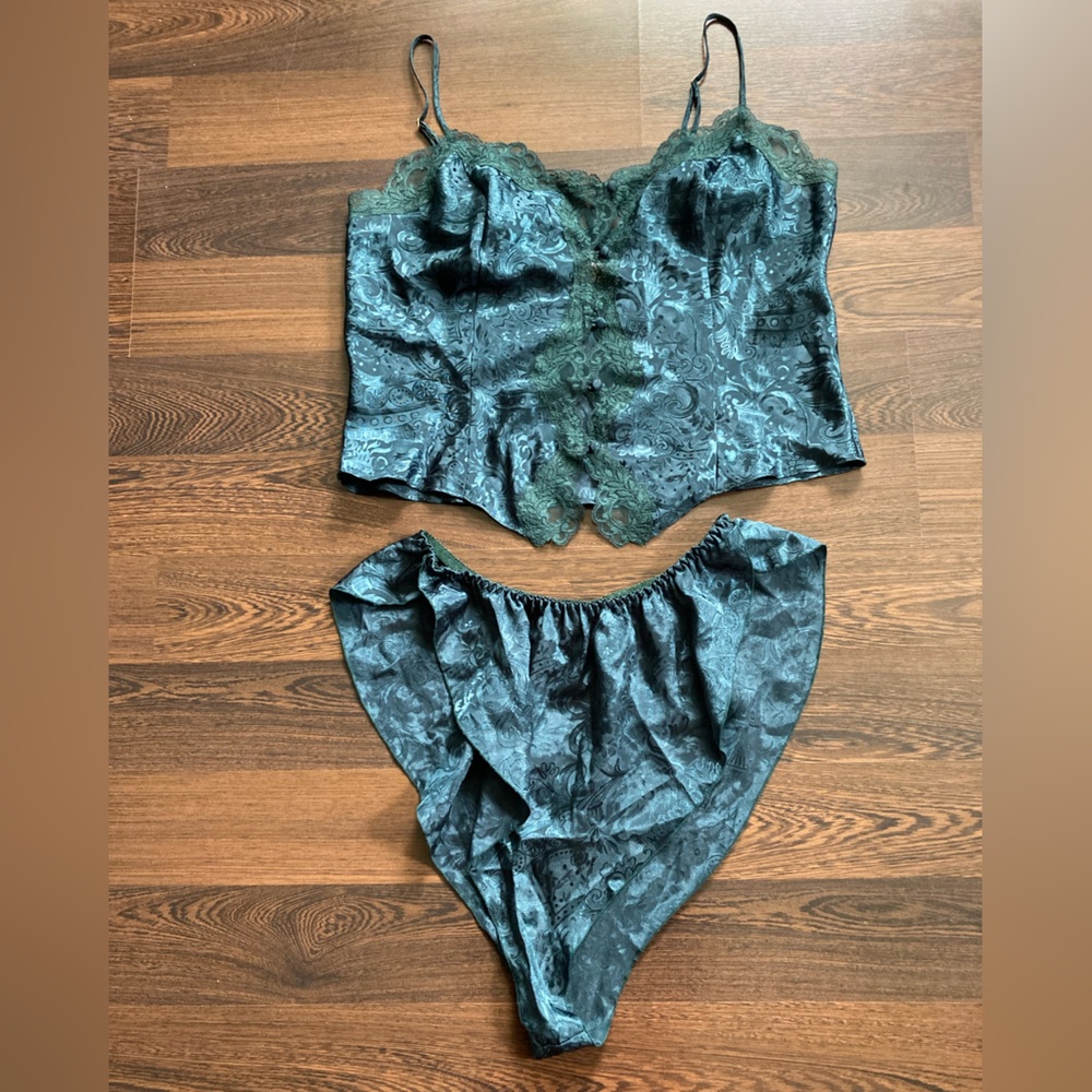 VTG Gold Label Victoria’s Secret Set Sexy Corset Top and High Waisted Bottoms